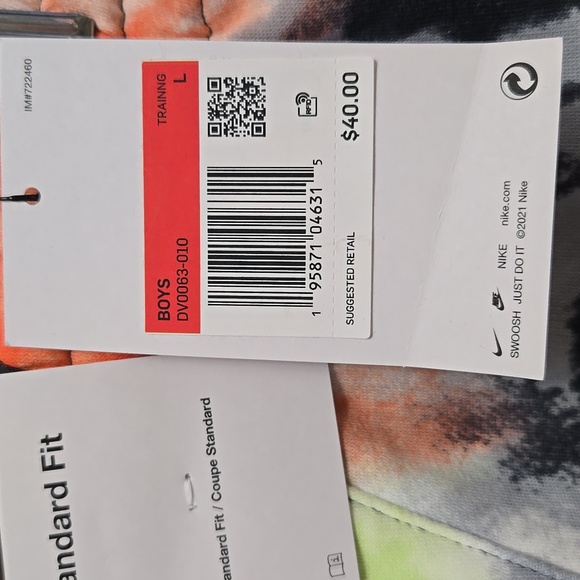 Nike Boys Sportswear Club Tie-Dye Fleece Shorts Size L 14/16 - Picture 11 of 13